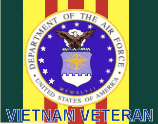 (image for) United States Air Force Vietnam Veteran sticker